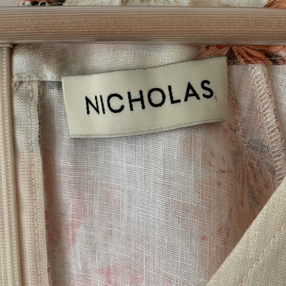 Nicholas Linen Mini Caftan Dress - Picture 8 of 8